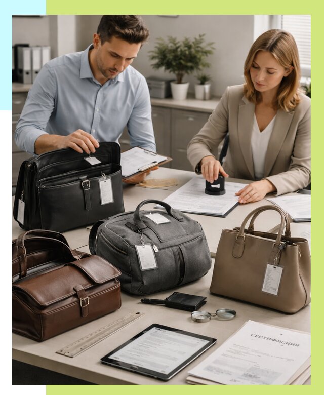 Сертификация сумок в Мелеузе от 7672 руб. | Алешин-Млз