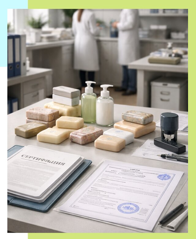Сертификация мыла и сертификат на мыло в Мелеузе от 12275 | Алешин-Млз