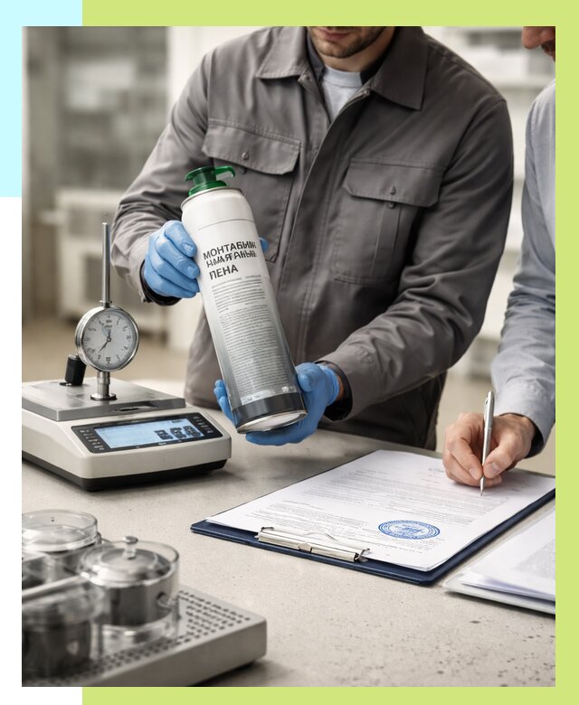 Сертификация монтажной пены в Мелеузе от 15344 р. | Алешин-Млз