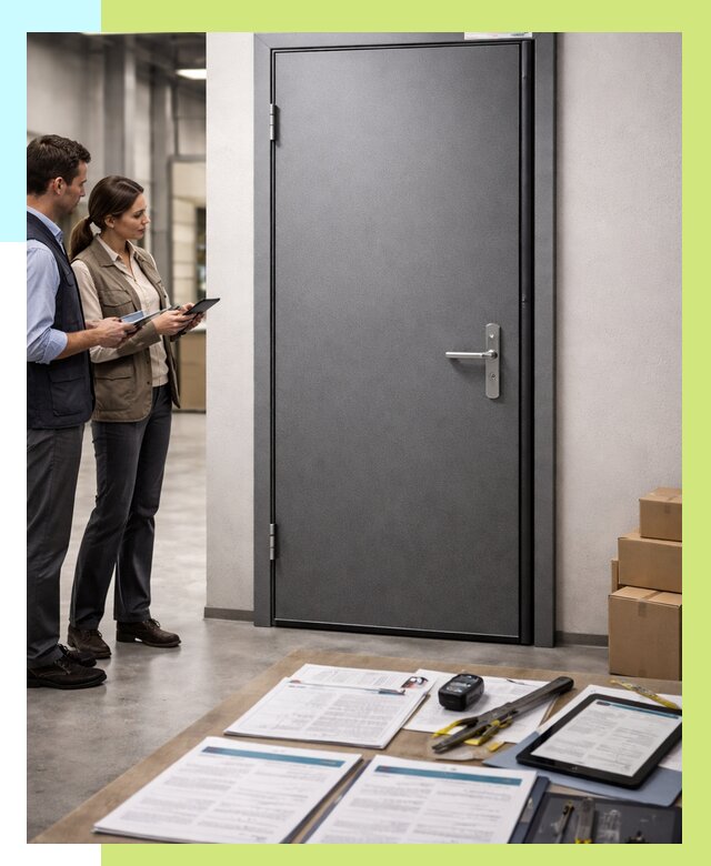 Сертификация противопожарных дверей в Мелеузе от 9206 р. | Алешин-Млз