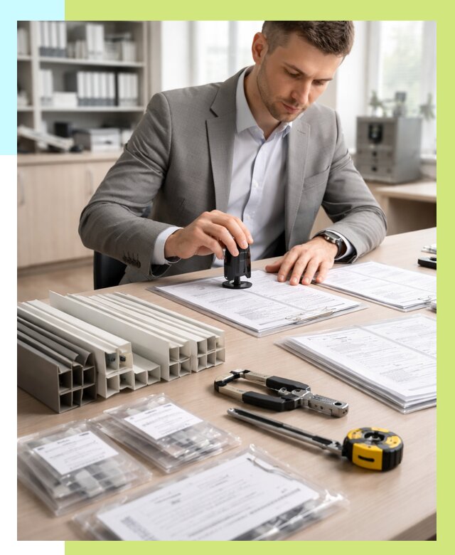 Сертификация ПВХ продукции в Мелеузе от 8695 р., Алешин-Млз