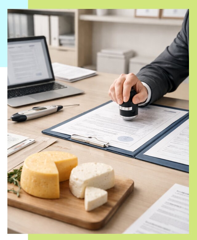 Сертификация сыров в Мелеузе от 15344 р | Сертификат на сыр Алешин-Млз