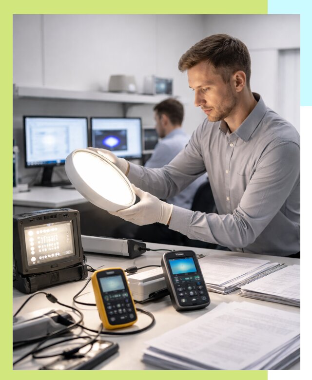 Сертификация светильников в Мелеузе: испытания и оформление