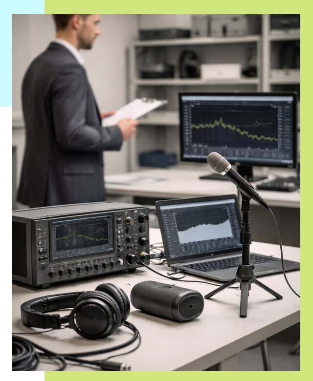 Сертификация аудиотехники в Мелеузе от 15344 р., Алешин-Млз