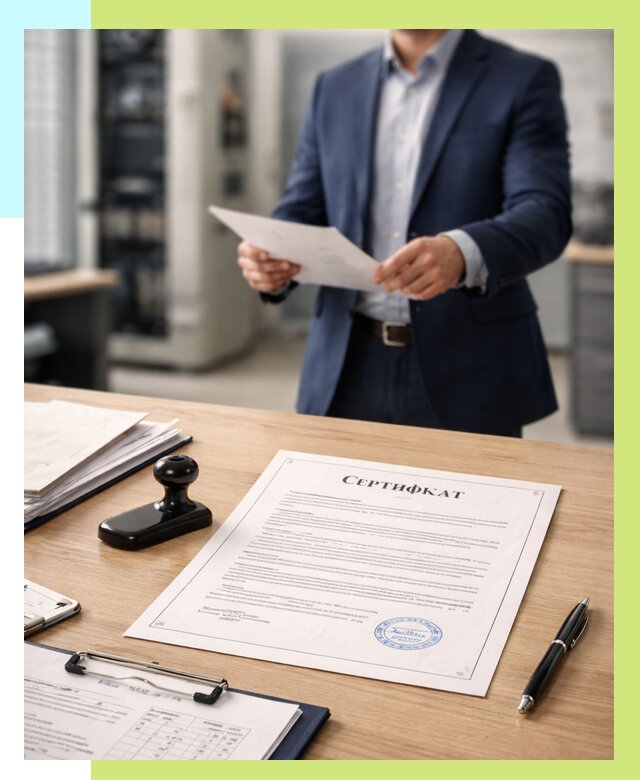 Сертификат на оборудование в Мелеузе от 15344 р. | Алешин-Млз