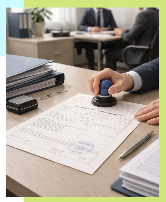 Сертификат происхождения СТ 1 в Мелеузе от 4603 р. | Алешин-Млз