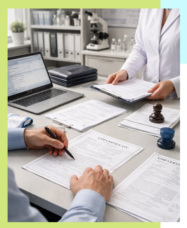 Оформление сертификата GMP в Мелеузе для фармпроизводства