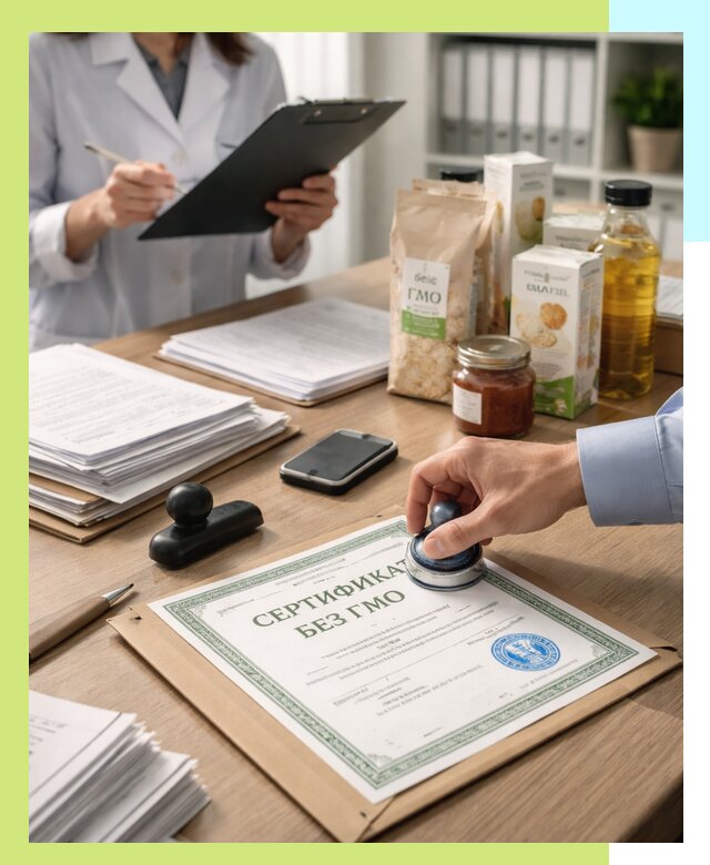 Получение сертификата Без ГМО для продукции в Мелеузе