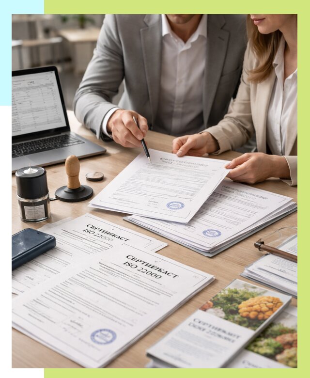 Сертификат ISO 22000 в Мелеузе от 40916 р. под ключ | Алешин-Млз