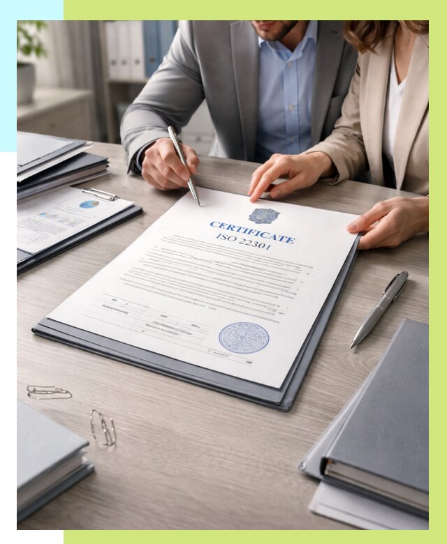 Сертификат ISO 22301 в Мелеузе от 46031 р. | Алешин-Млз срочно